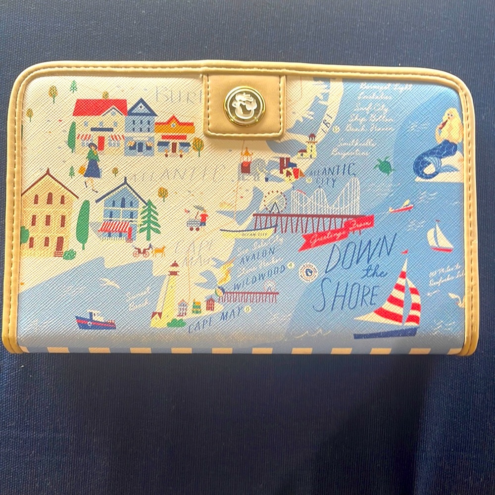 Spartina Down the Shore - Jersey Shore wallet